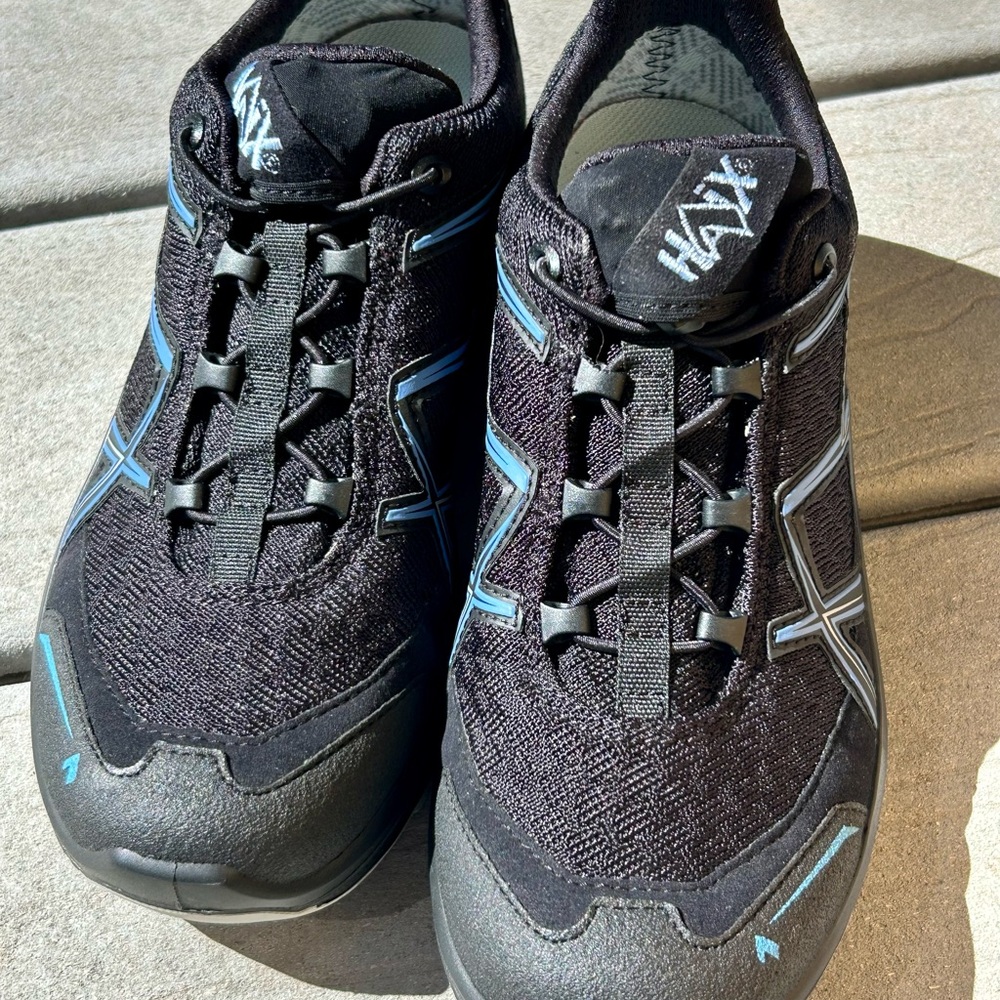HAIX Men's Black and Blue Athletic Shoes